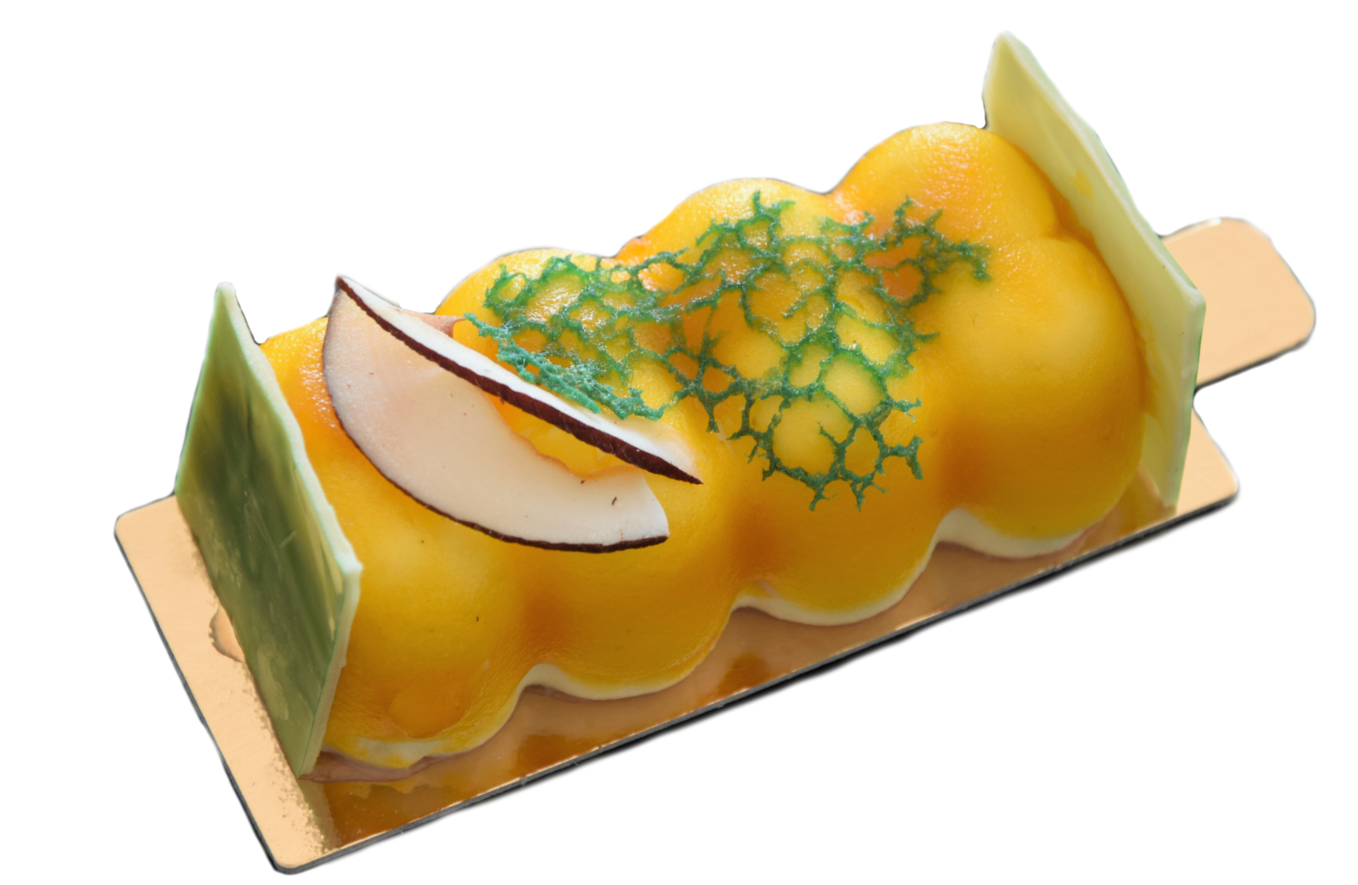 Mango-Passionsfrucht Schnitte